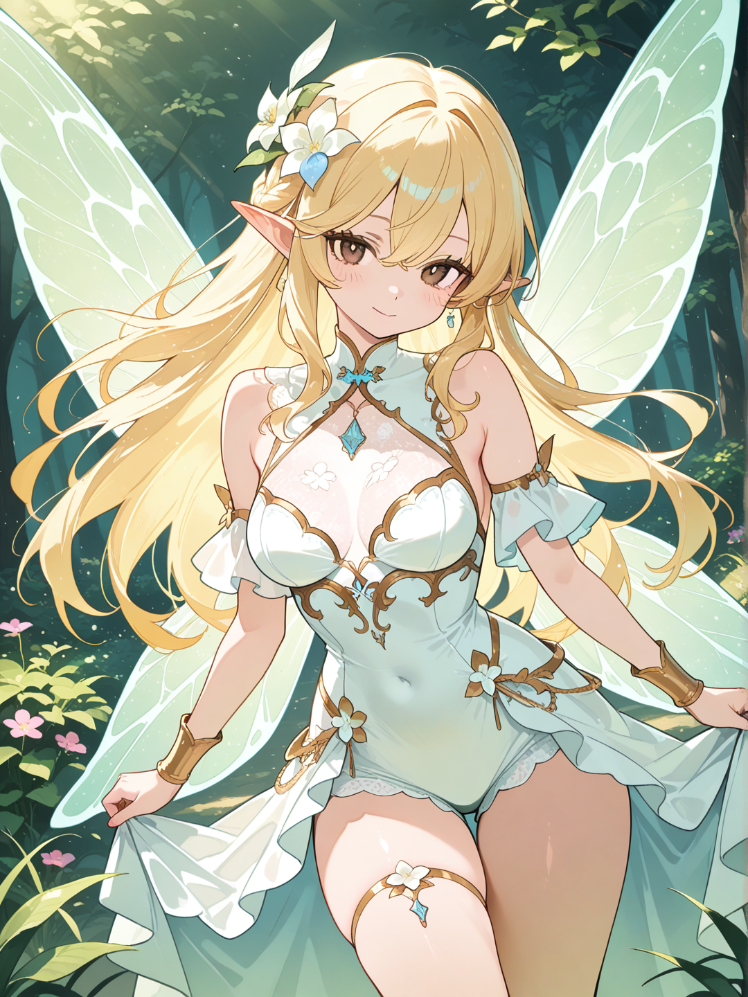 A fairy's smile