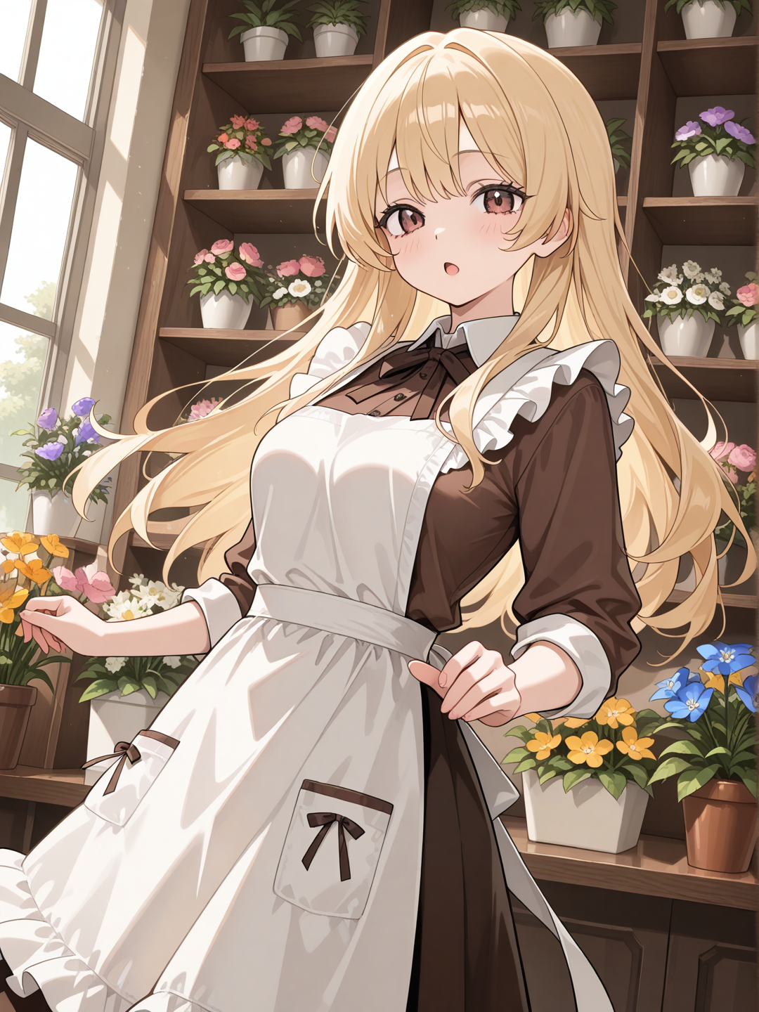 At the flower shop