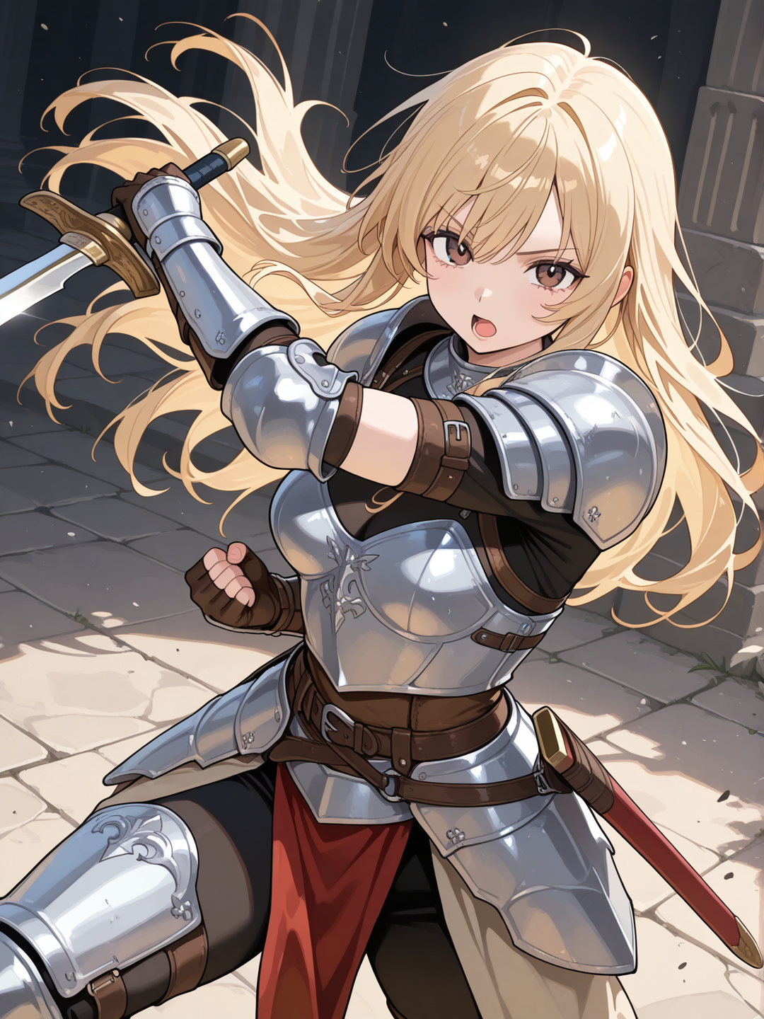 The struggle of a female warrior