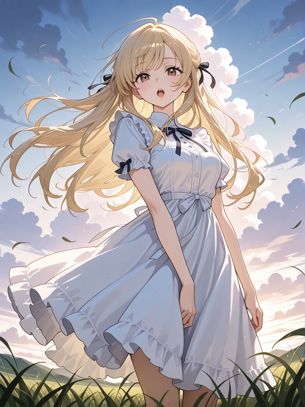 swaying in the wind