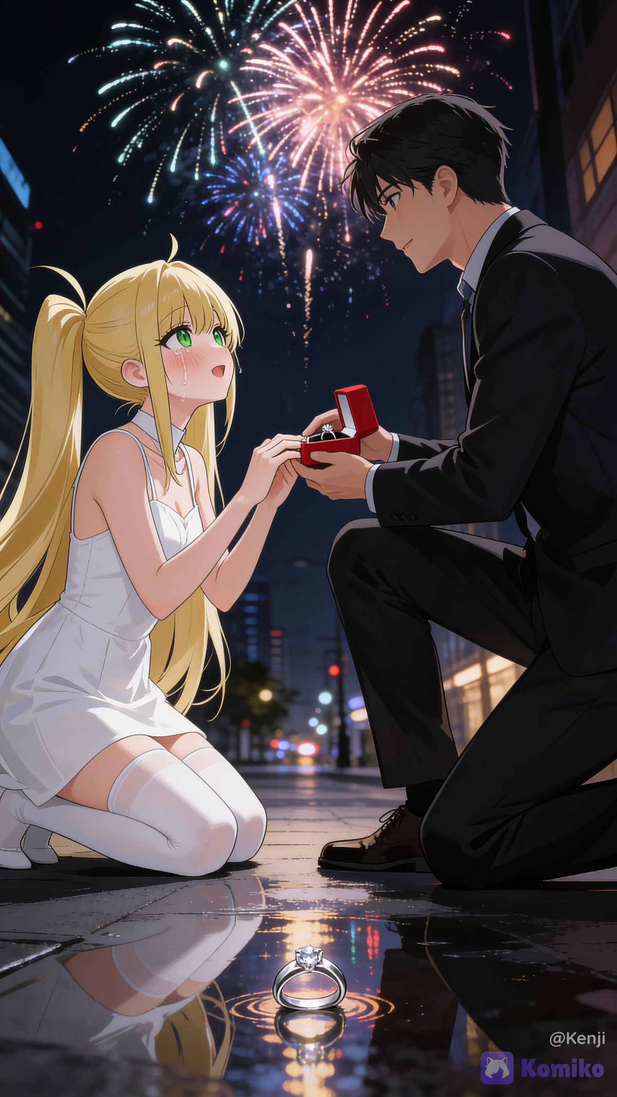 Ummm, that’s not what I intended to create; I wanted it to be even more romantic, but... oh well...