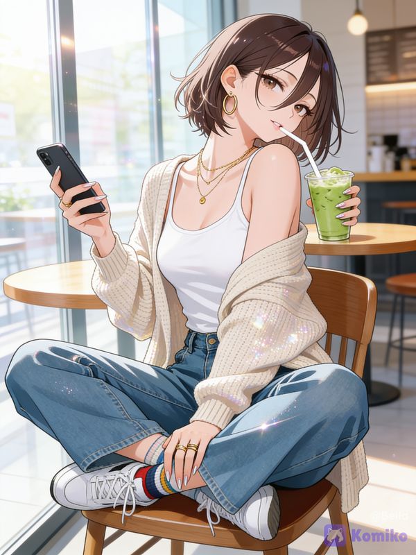 Sunlit Café Moments