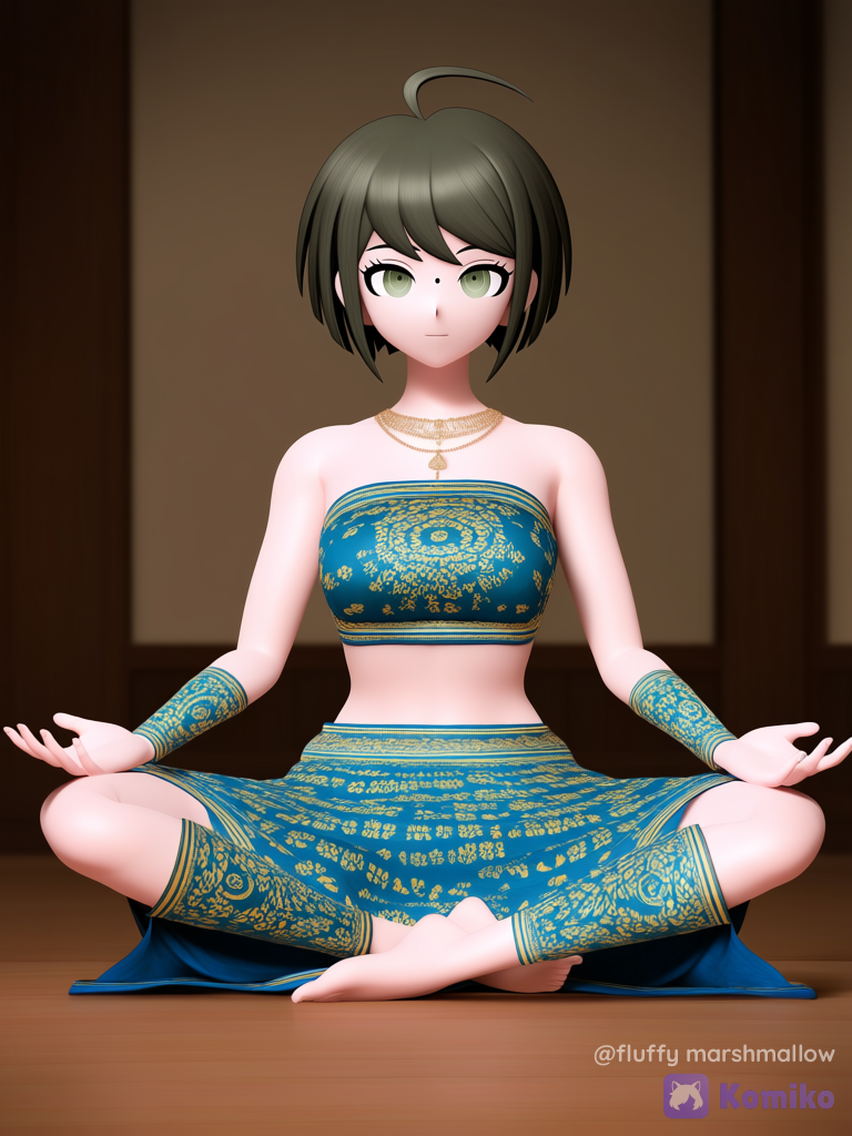 Naegi Komaru She Floating