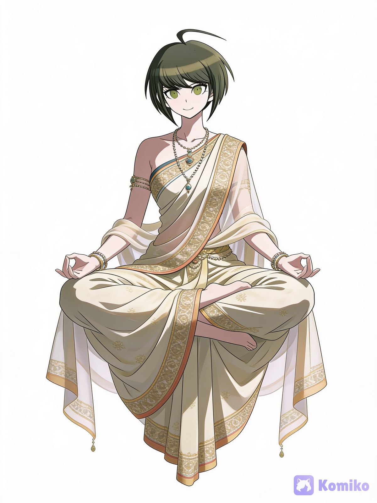 Naegi Komaru She Floating Saree