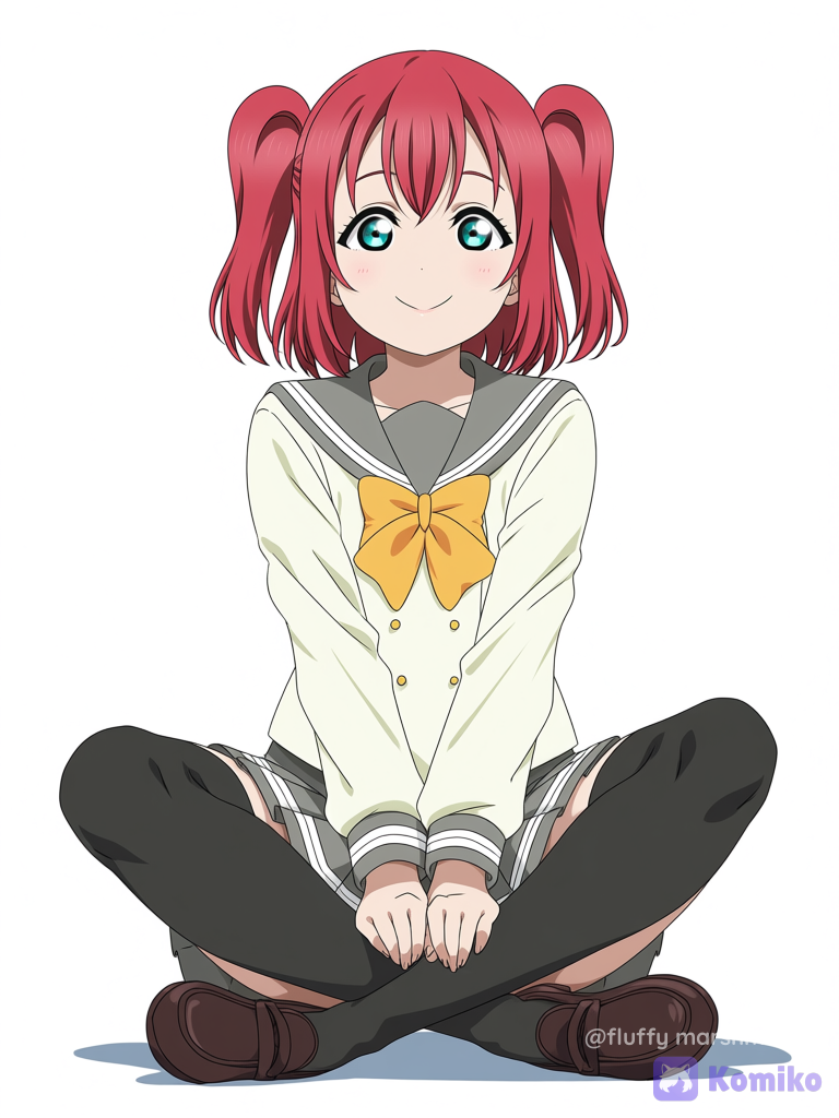 Kurosawa Ruby Indian Style Sitting