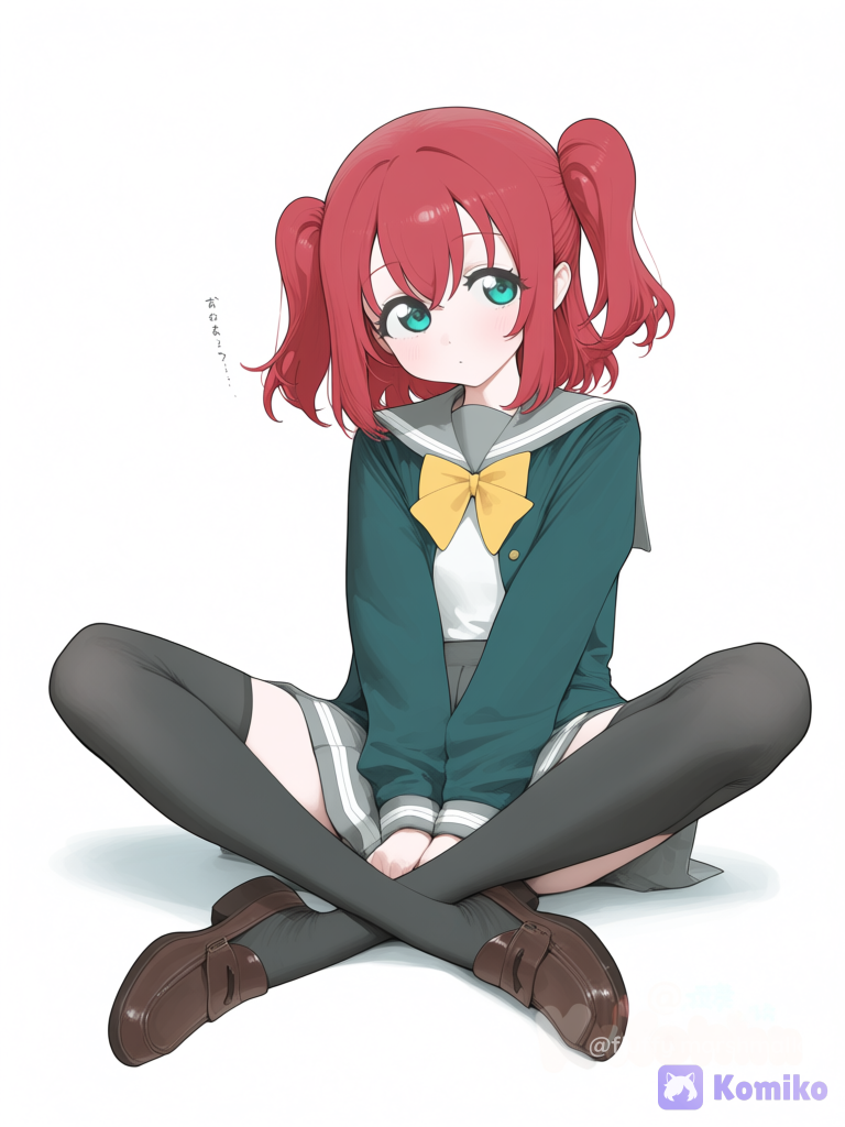 Kurosawa Ruby Indian Style Sitting