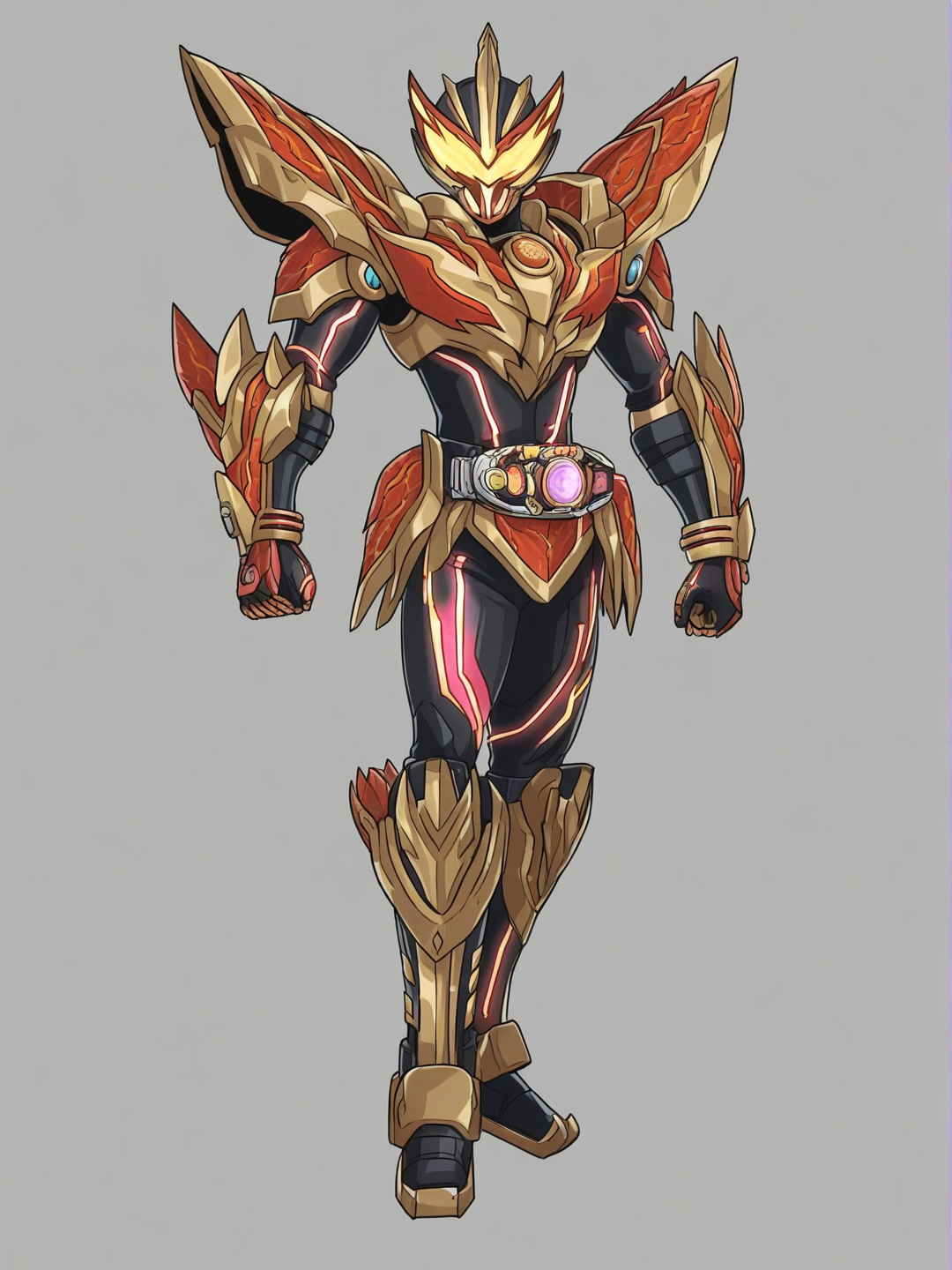 A Futuristic Kamen-Sentai Rathalos Warrior 