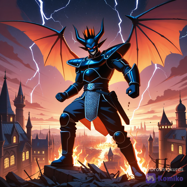 Son Goku's Dark And Villainous Demonic Dragon King Uprising