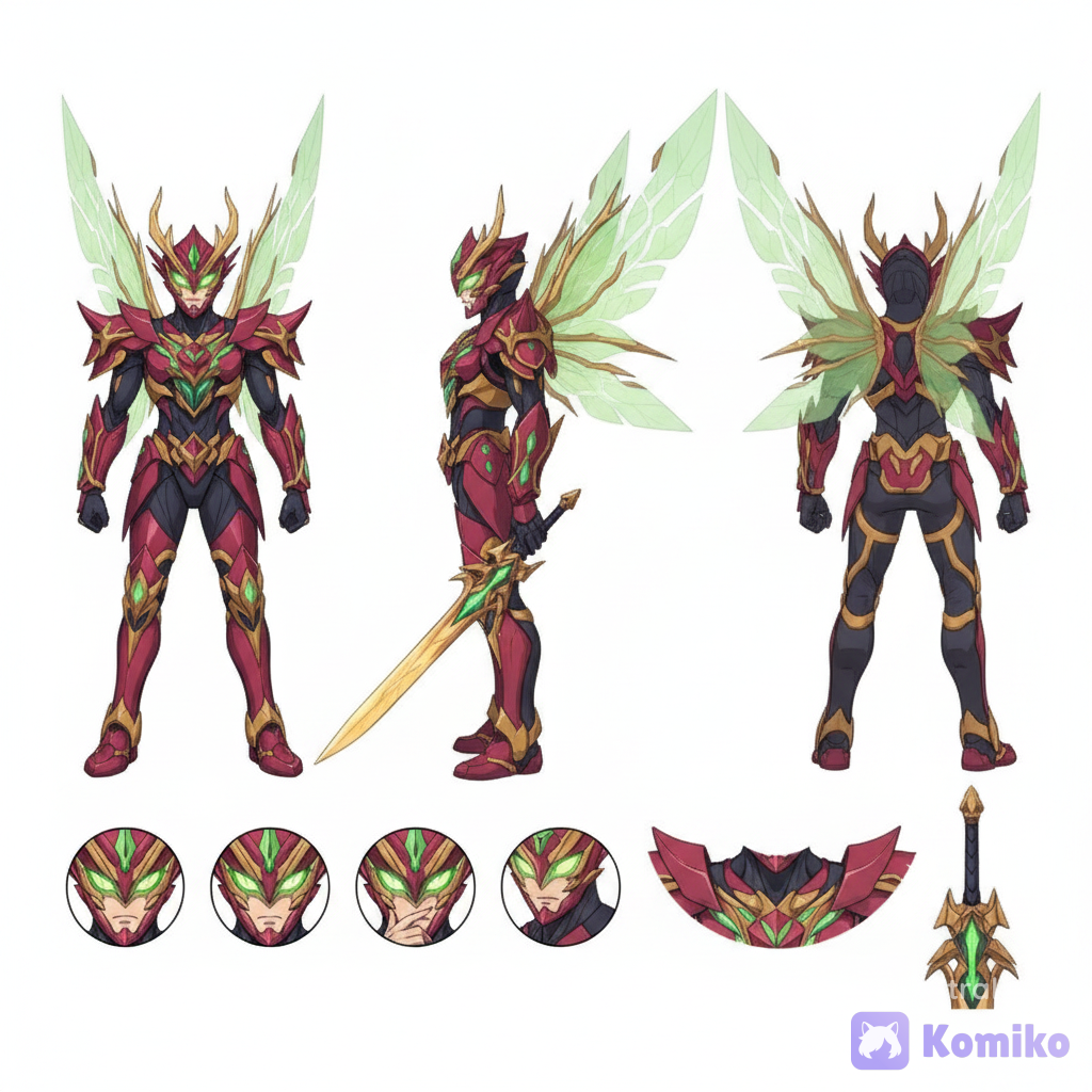 The Character Sheet Of Saber-Kuwa Ohger