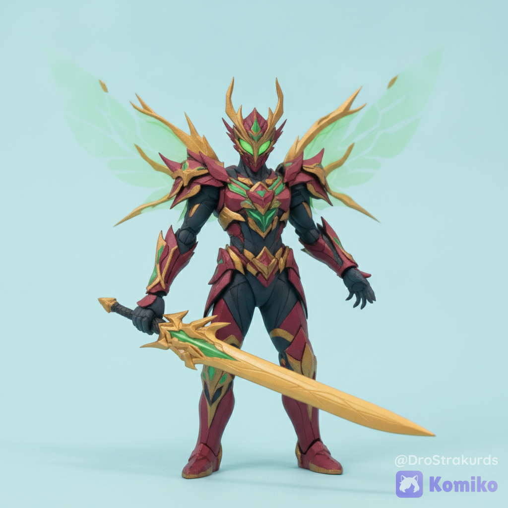 Two Action Figure Merchs Of My Two OC Warriors