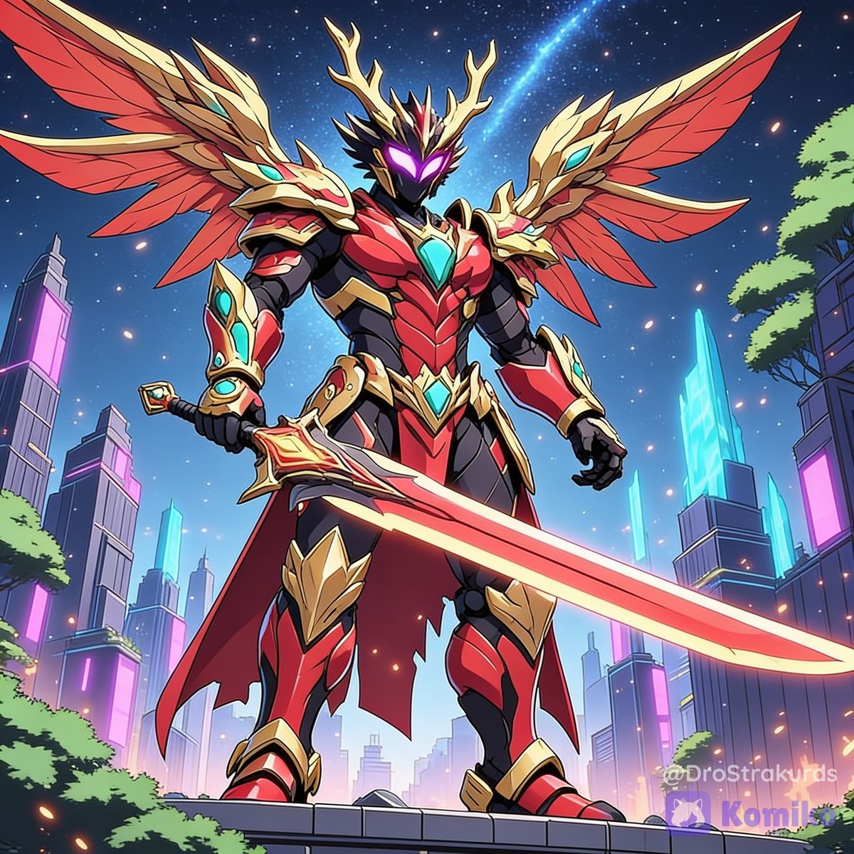 Red Winged Hero Vibes ✨🗡️