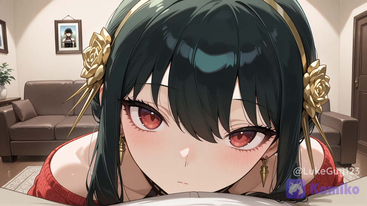 yor stares at you