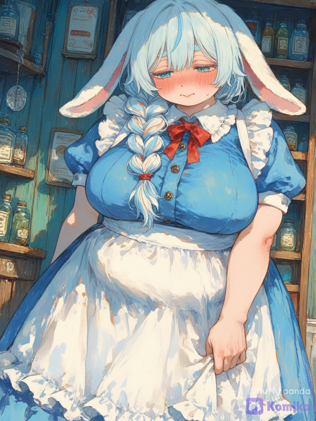 Granny blushu