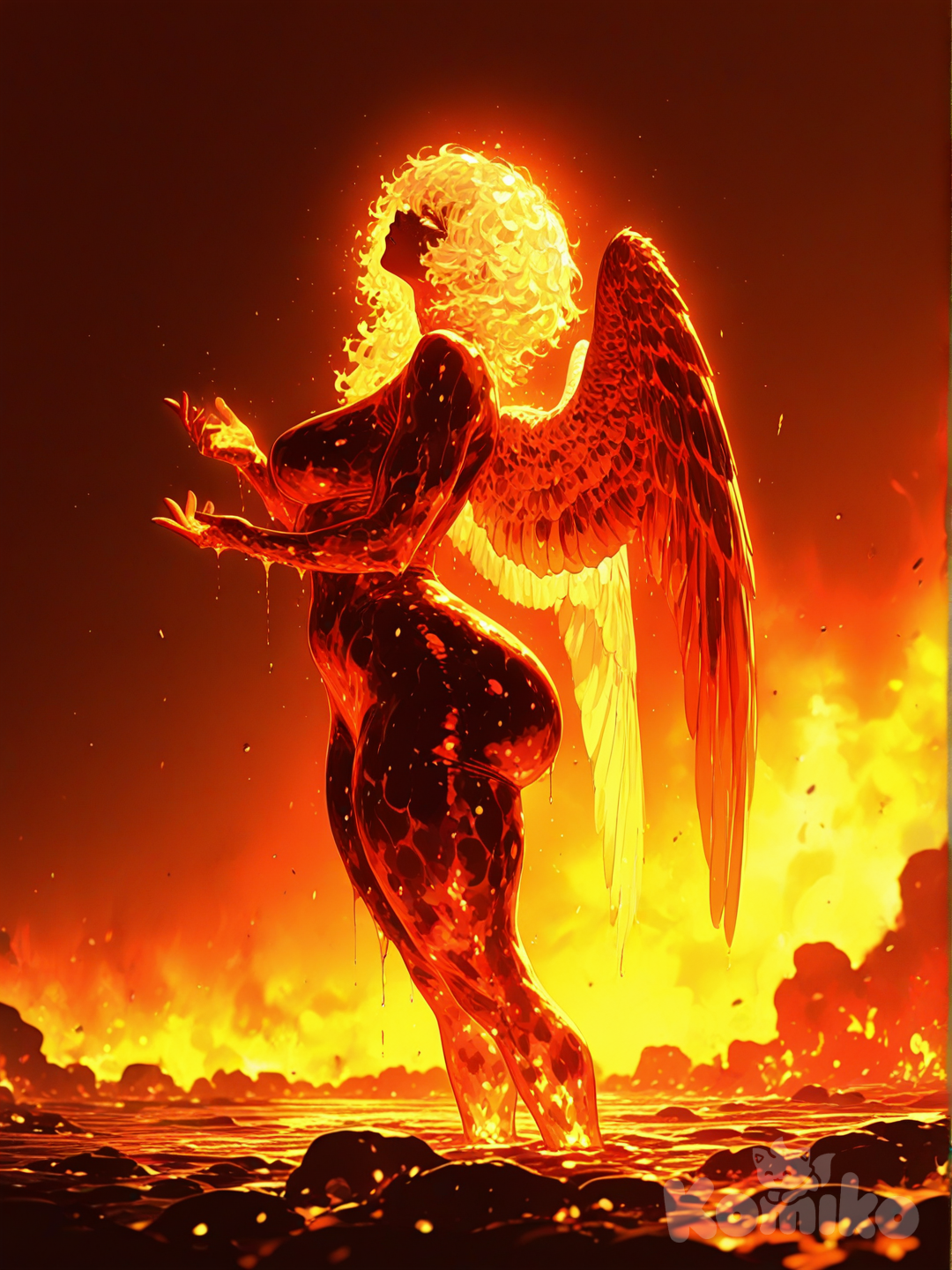 Diosa del  fuego y la guerra