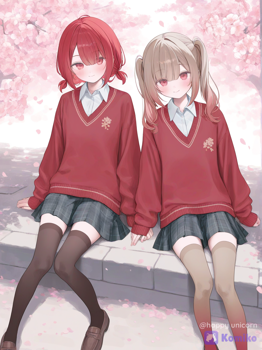 Haruno and Akari