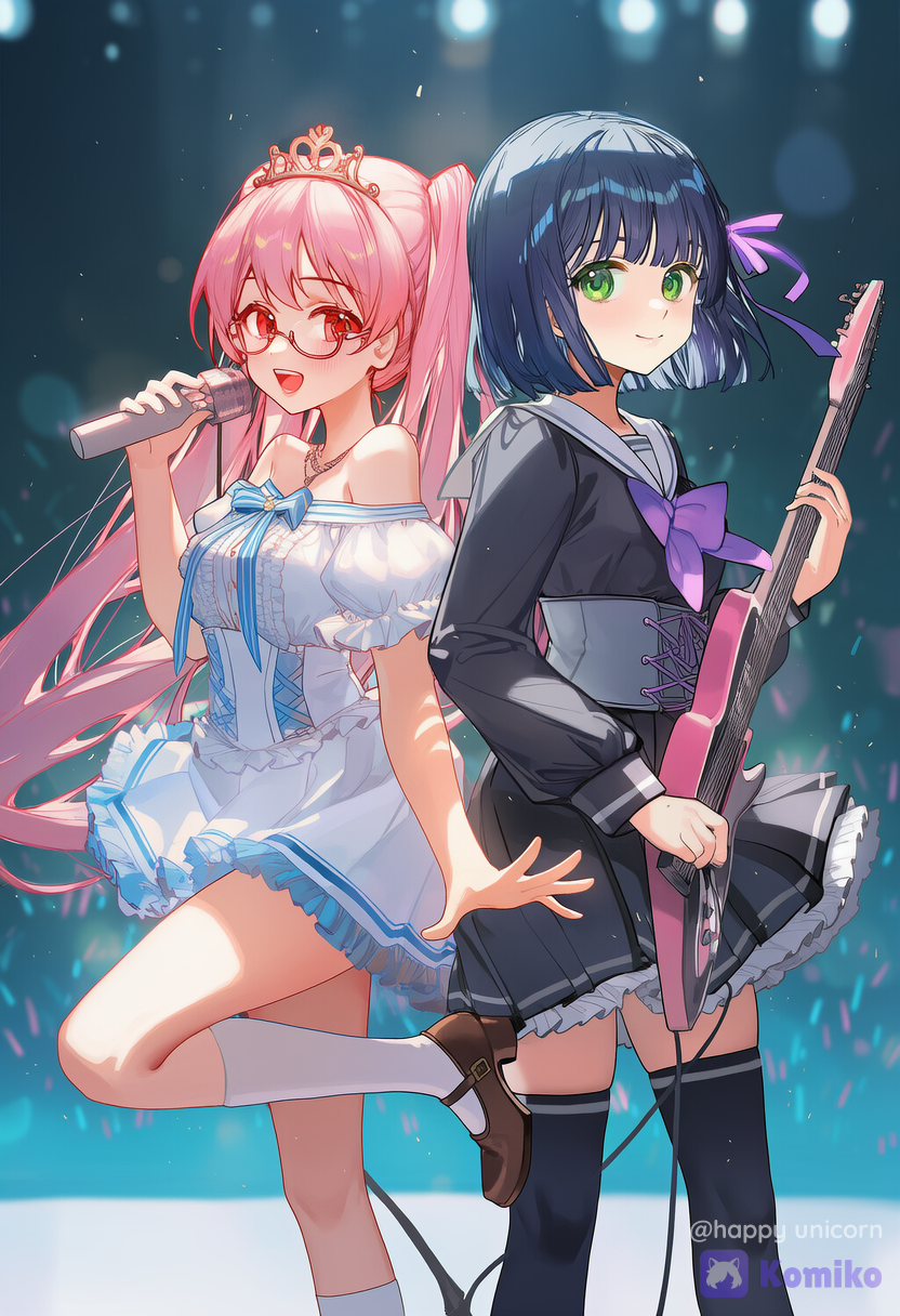 Momoka and Shiori's concert