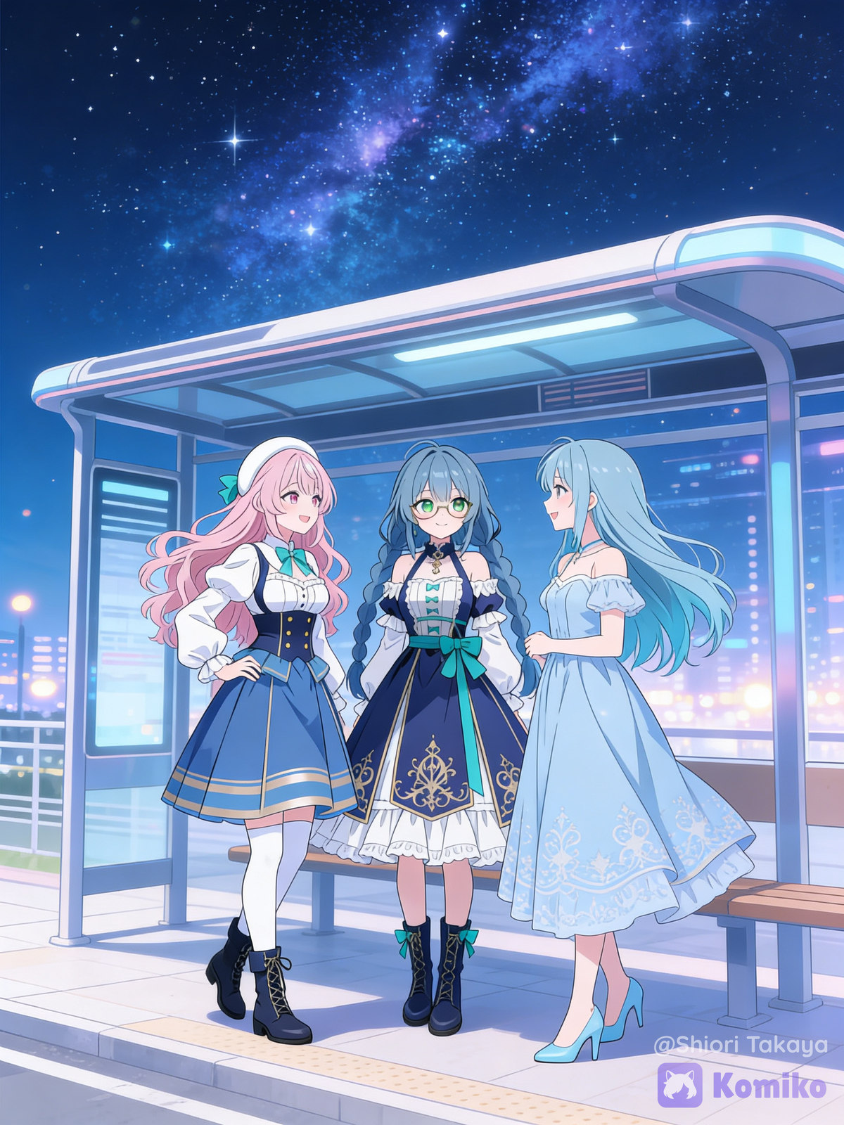 At the (futurist) bus stop