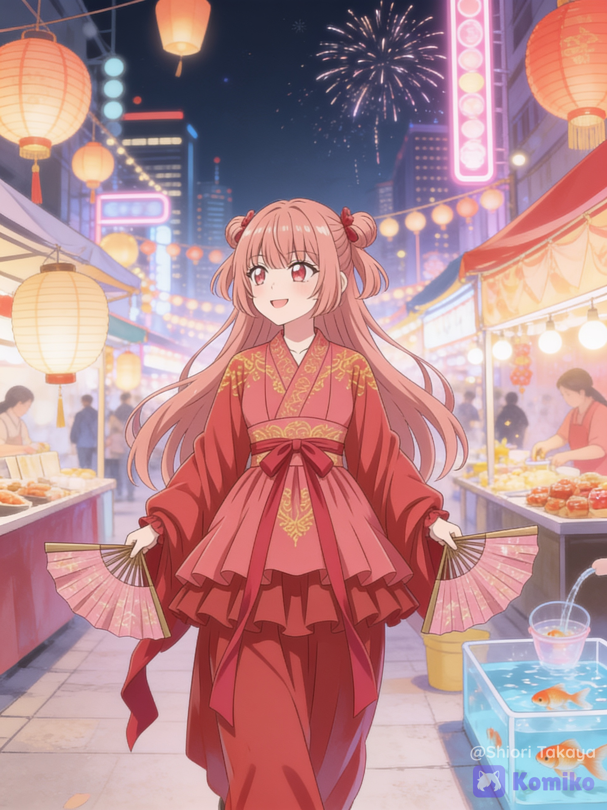 Suyin at the festival