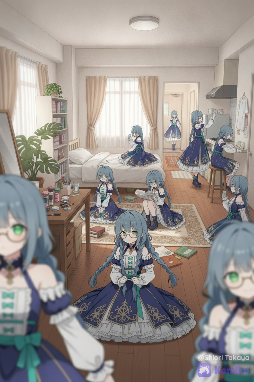 So many clones of Aoi! Help!!