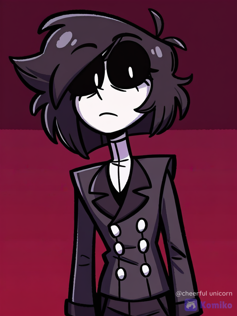 My oc hazbin hotel And helltalker Simon reverse