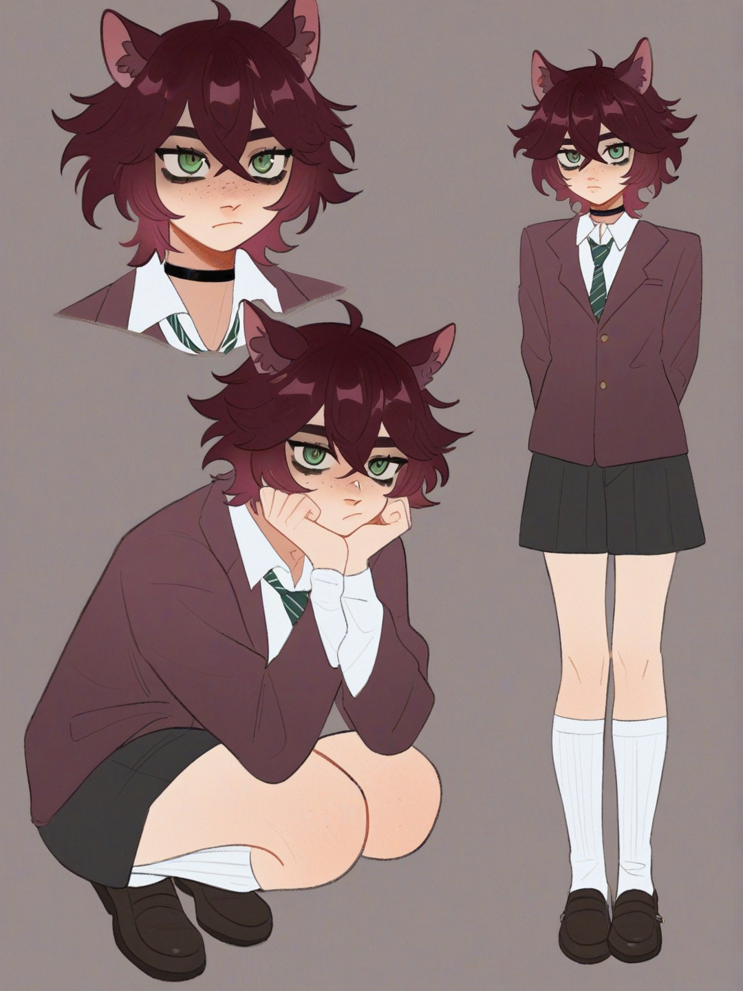 School catboy😼