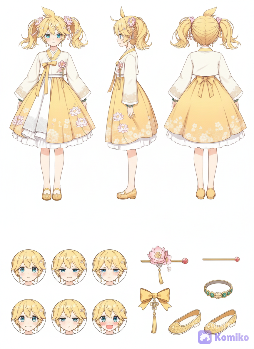 韓國魔法少女設定圖