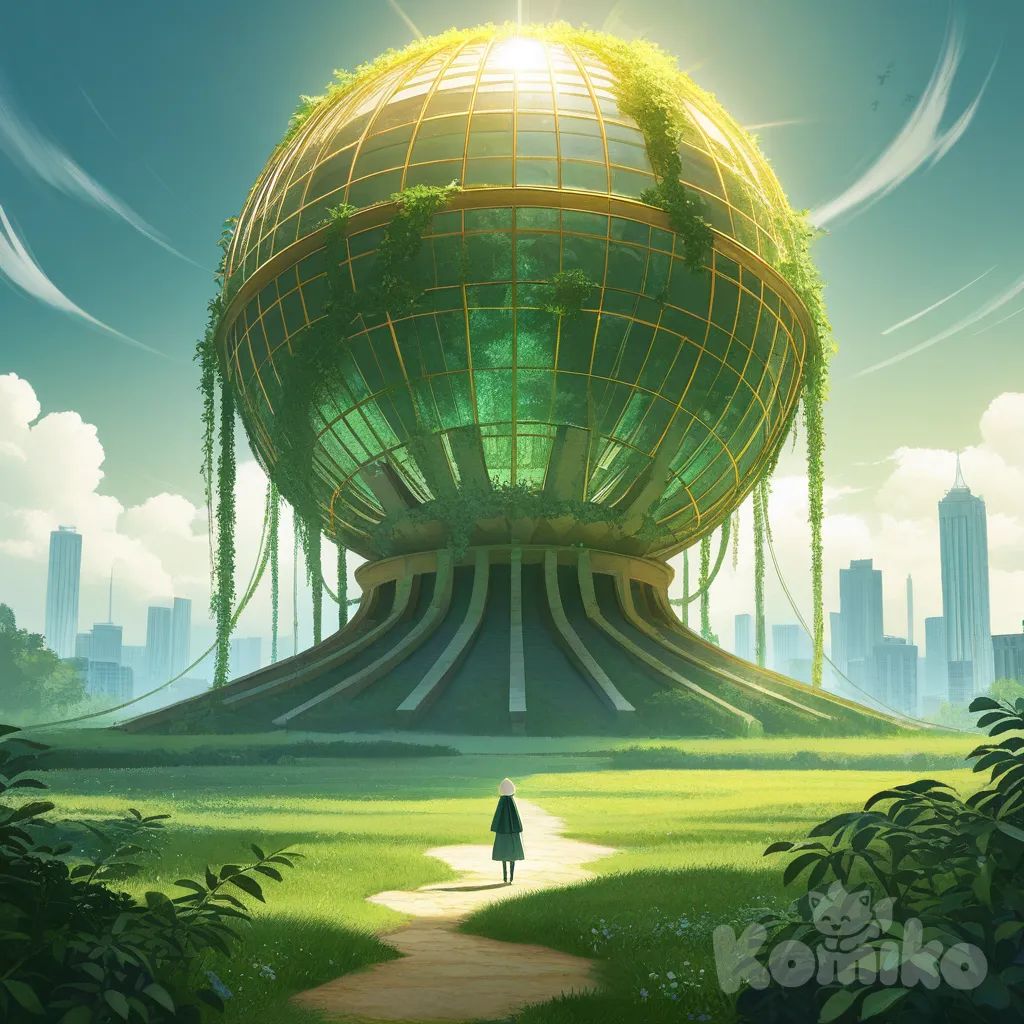 Futuristic green-house city?