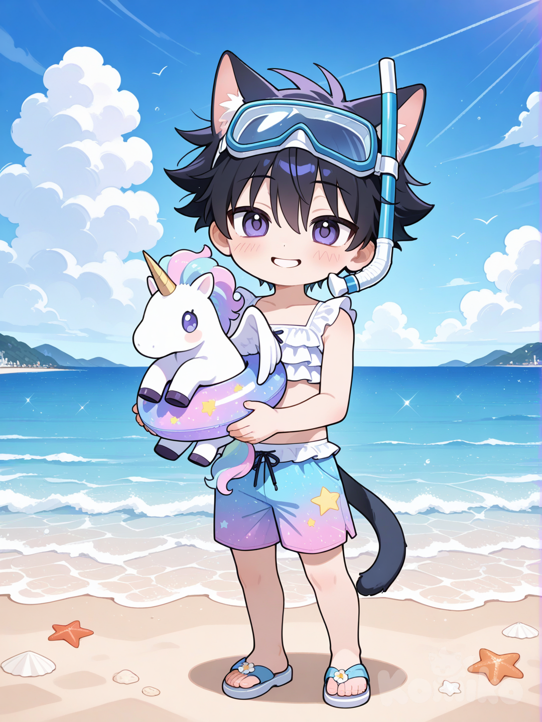 Lucky Beach day