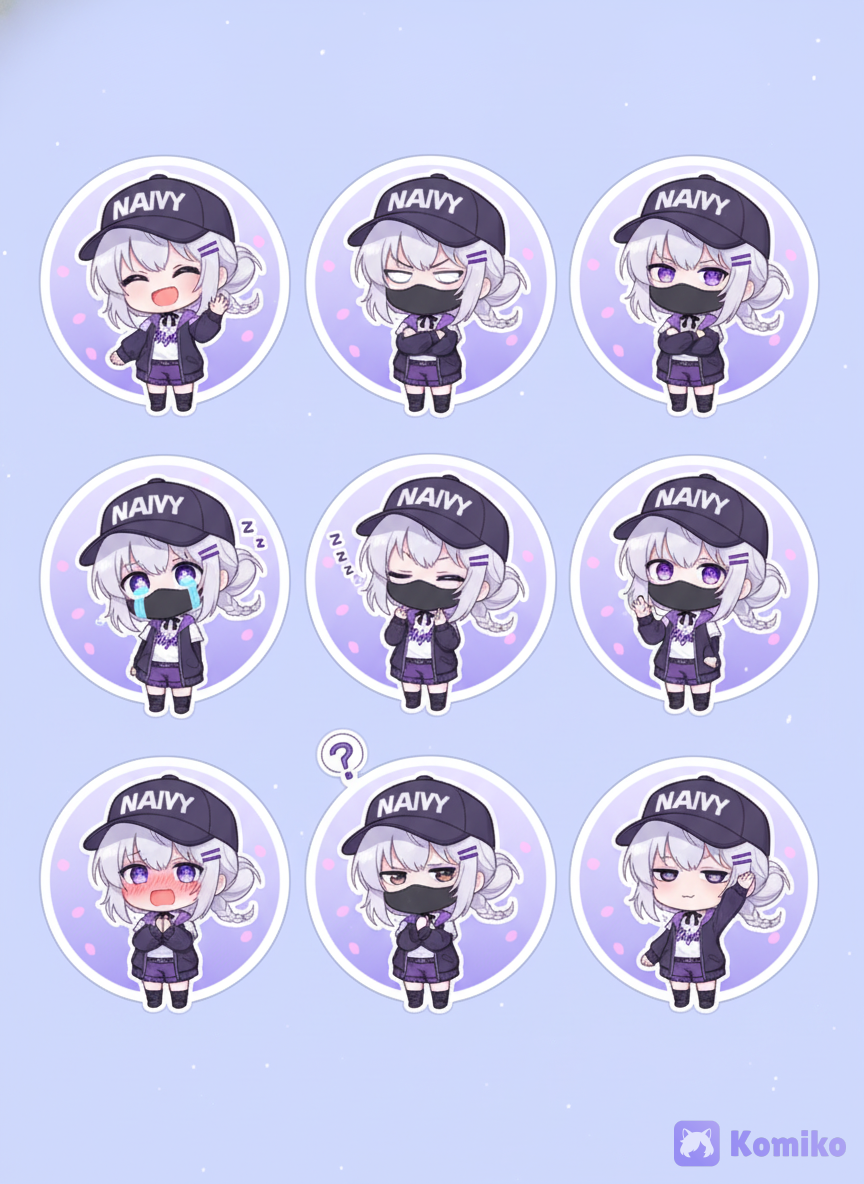mi personaje en stikers