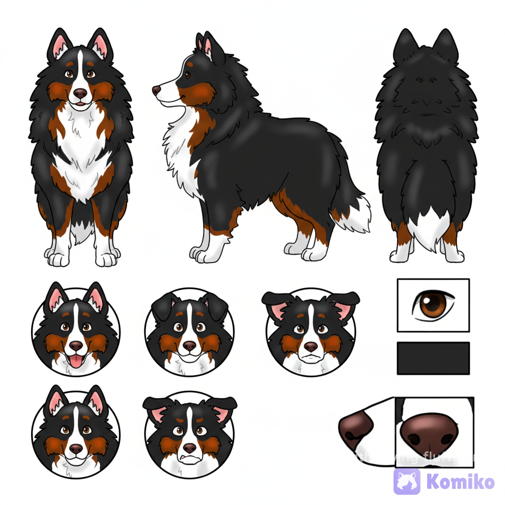 The mountain dog collie rough hybrid