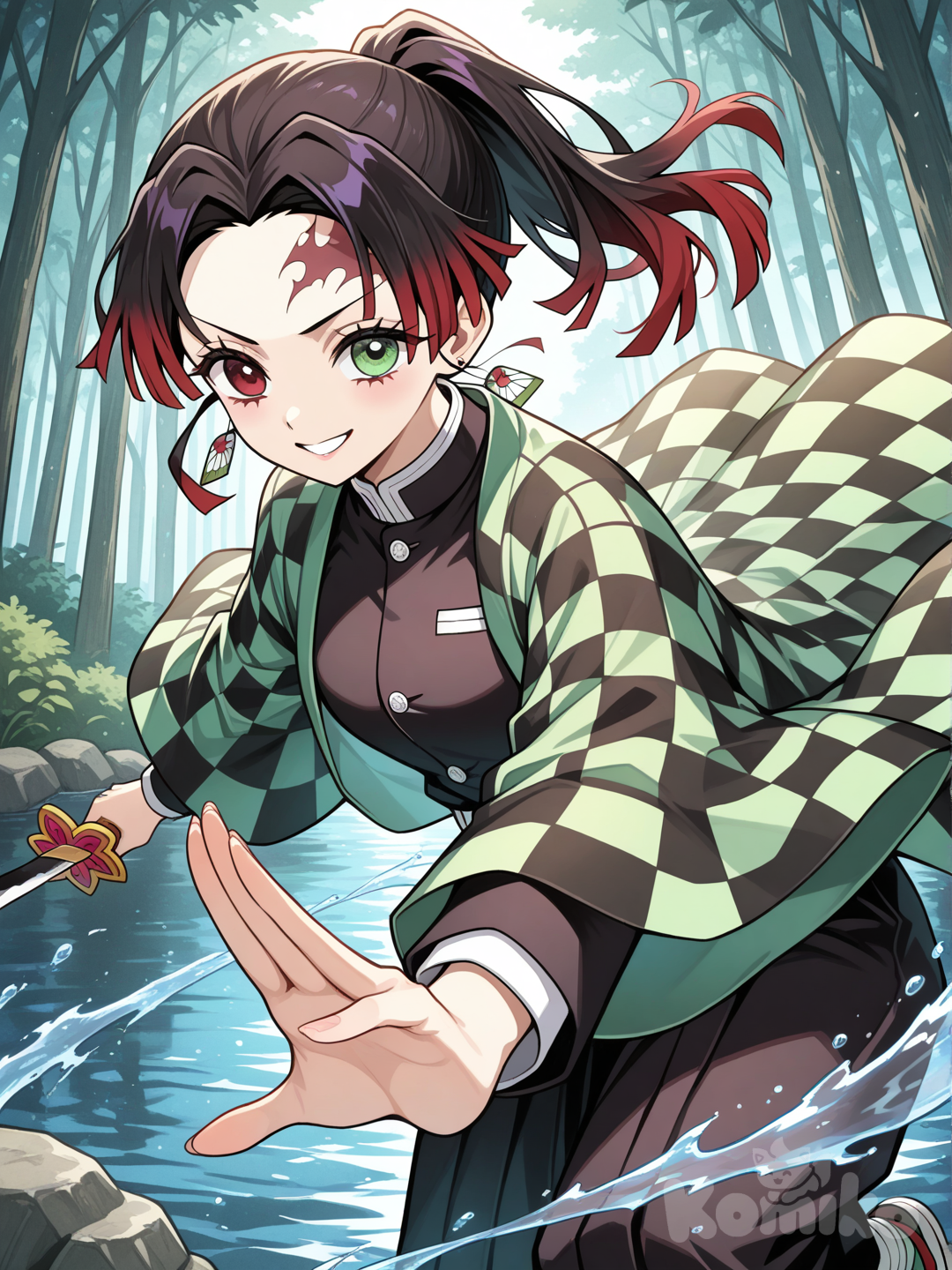 Tanjiro’s second sister •~*+⚔️🍃🌊