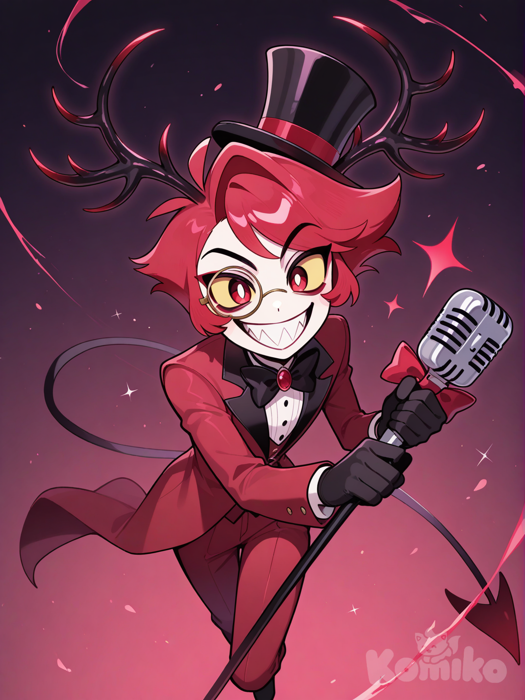 looks like Charlie and alastor-