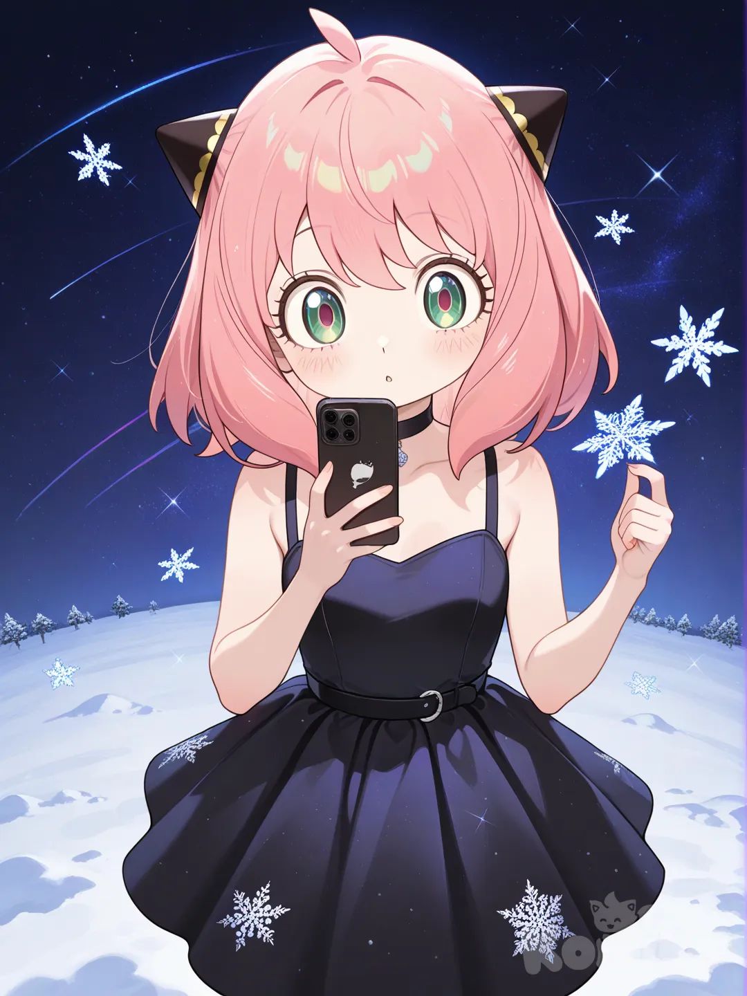 Anya's new dress