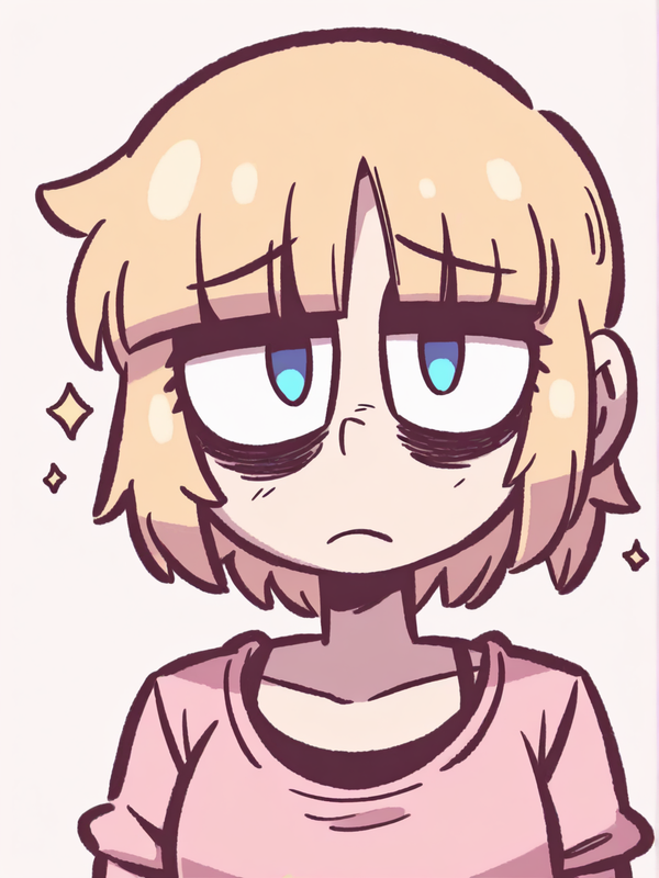 [helltalker-style] , @my-png-hPpk as a teenager looking sad with tired bags under her eyes