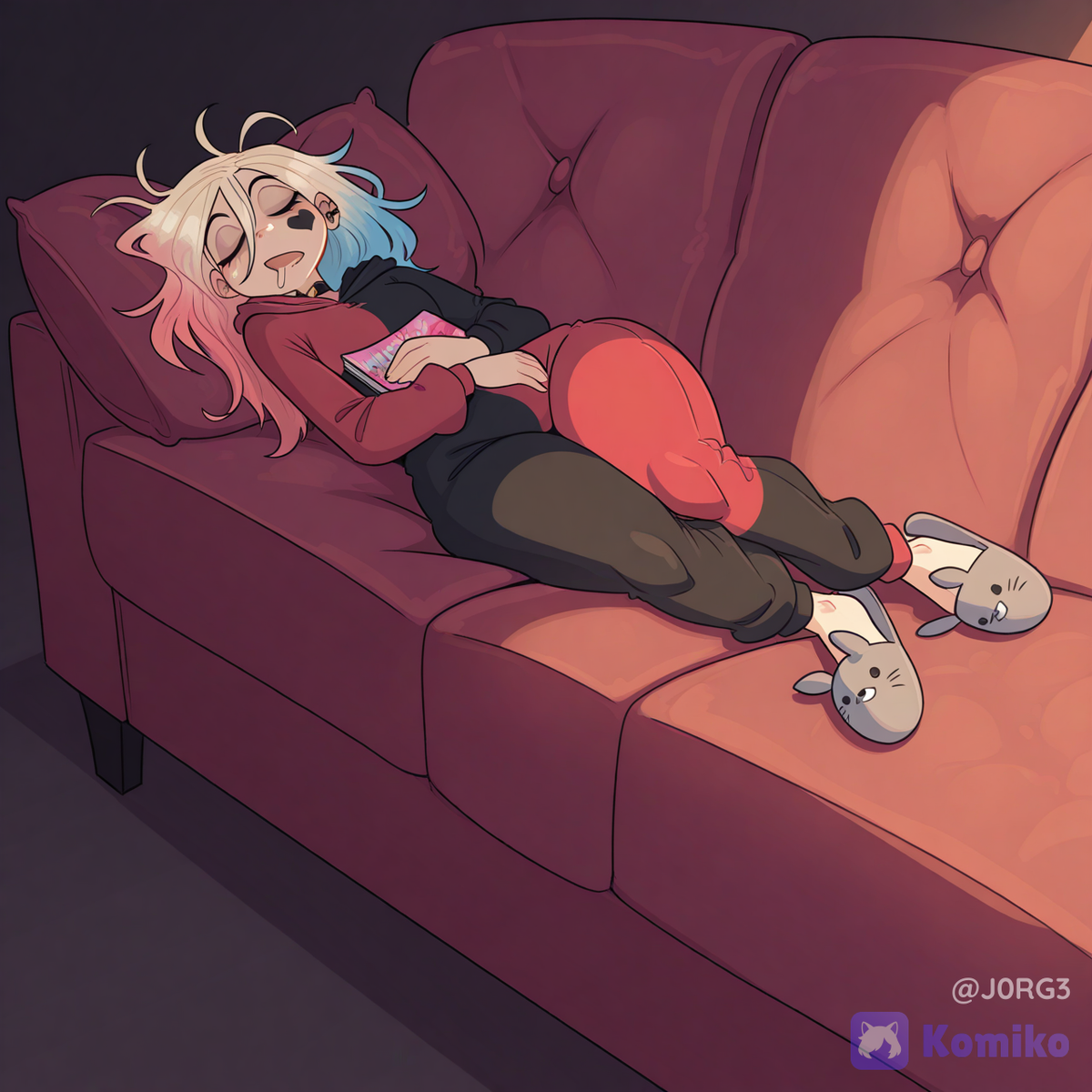 Sleeping time.