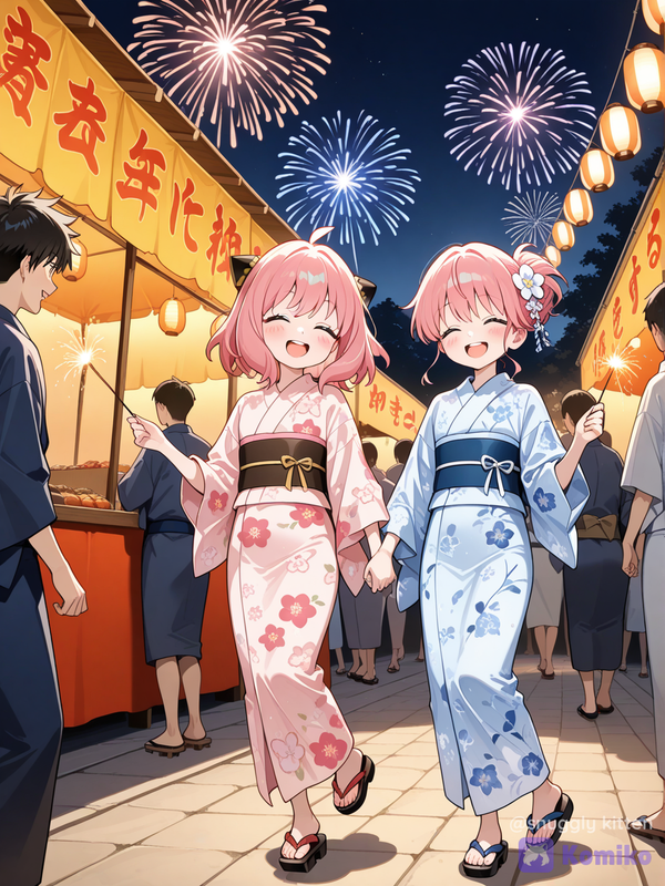 Anya en un festival