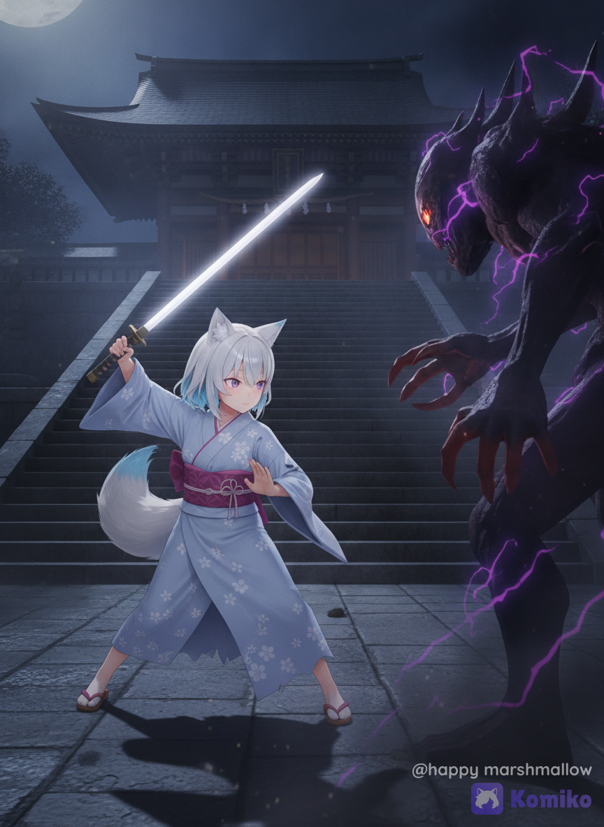 Miko combat les cauchemar