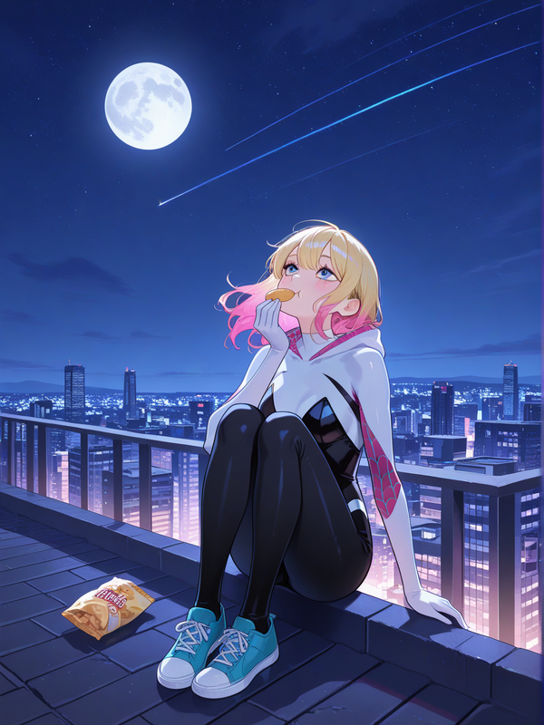 Midnight Snack Break for Gwen Stacy
