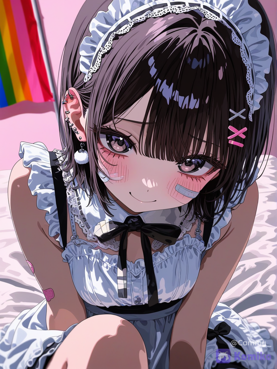 Airi is very shy, excuse her ^^💗