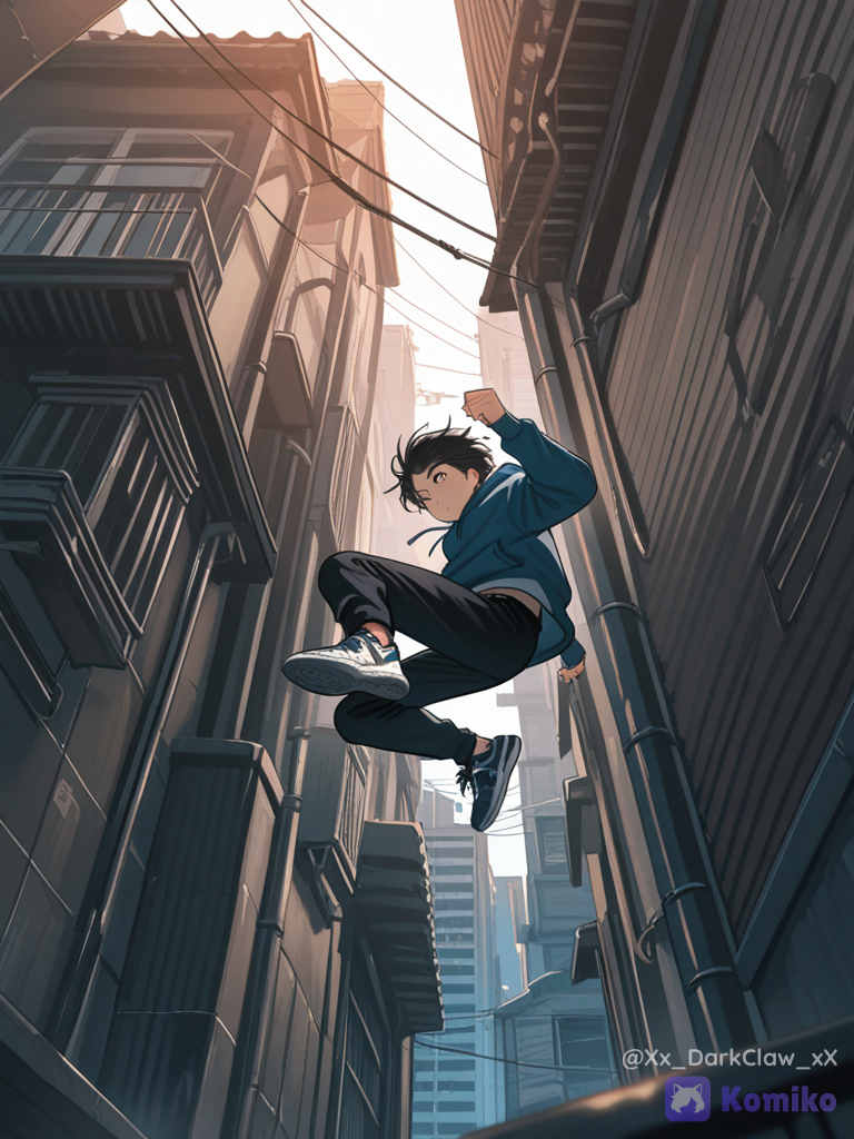 ¡Salto épico entre edificios! ✨