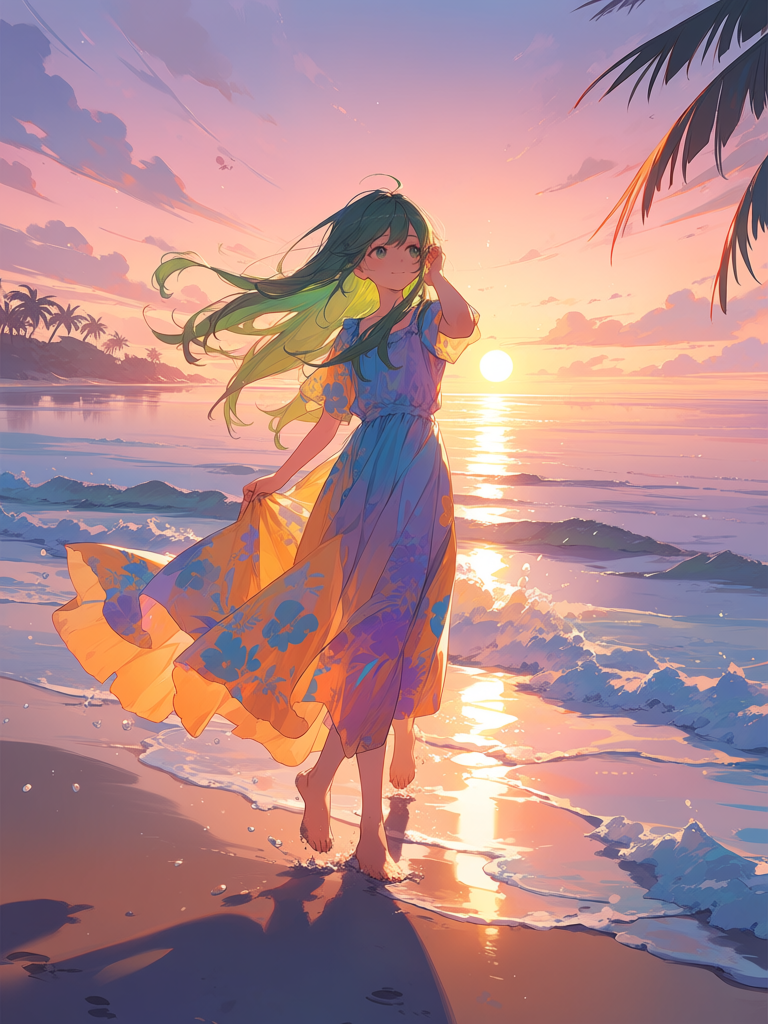 Sunset at the beach...