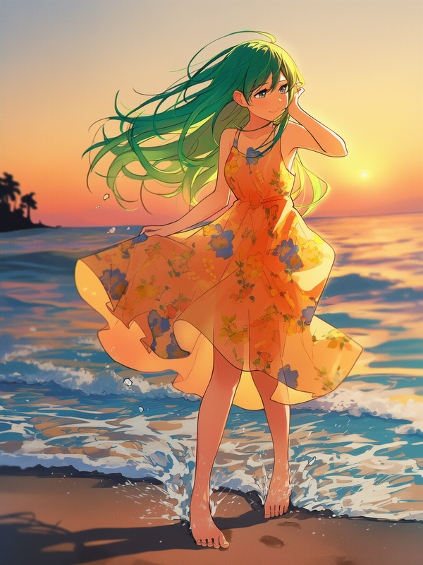 Sunset at the beach...11
