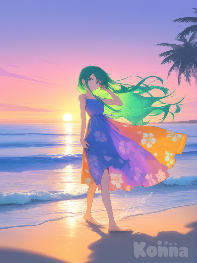 Sunset at the beach...2