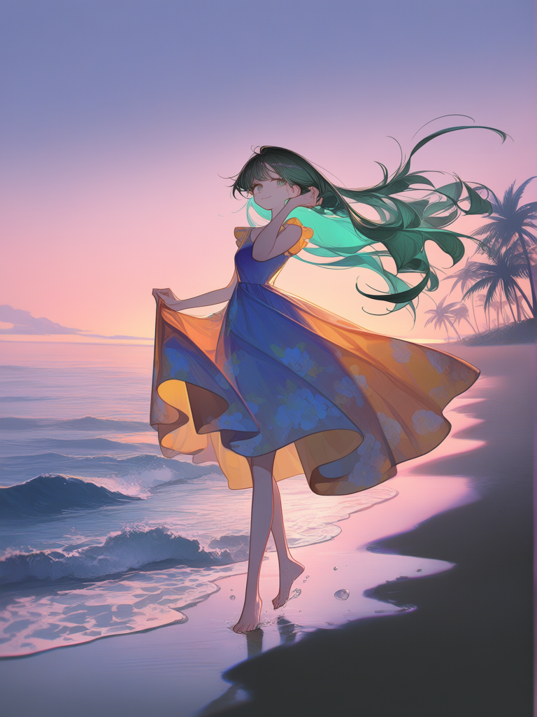 Sunset at the beach...4