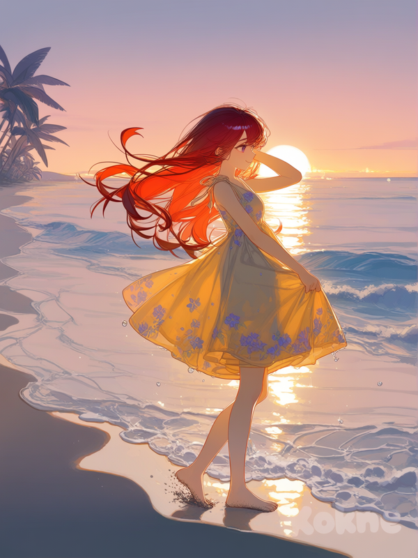 Sunset at the beach...5