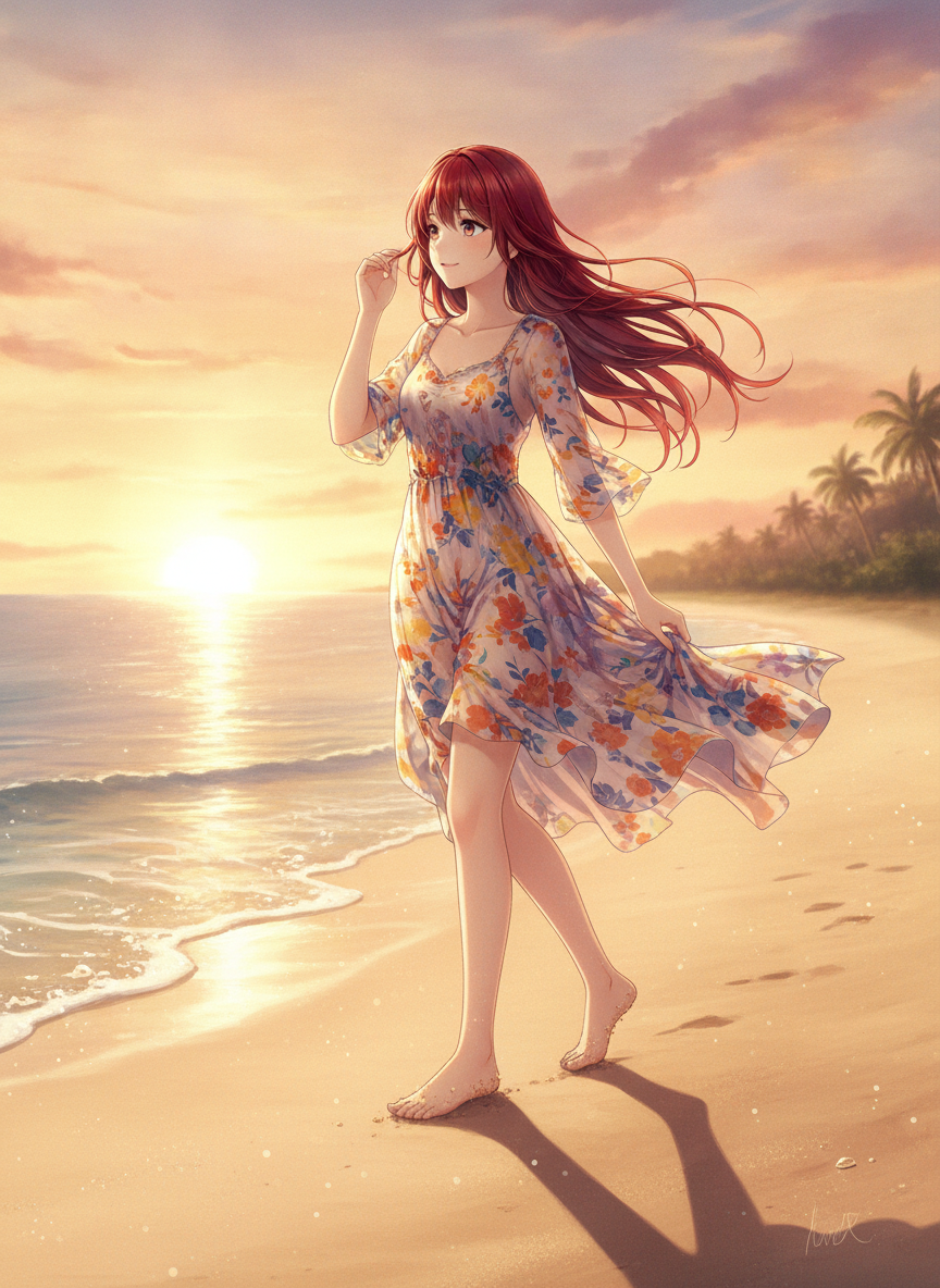 Sunset at the beach...10