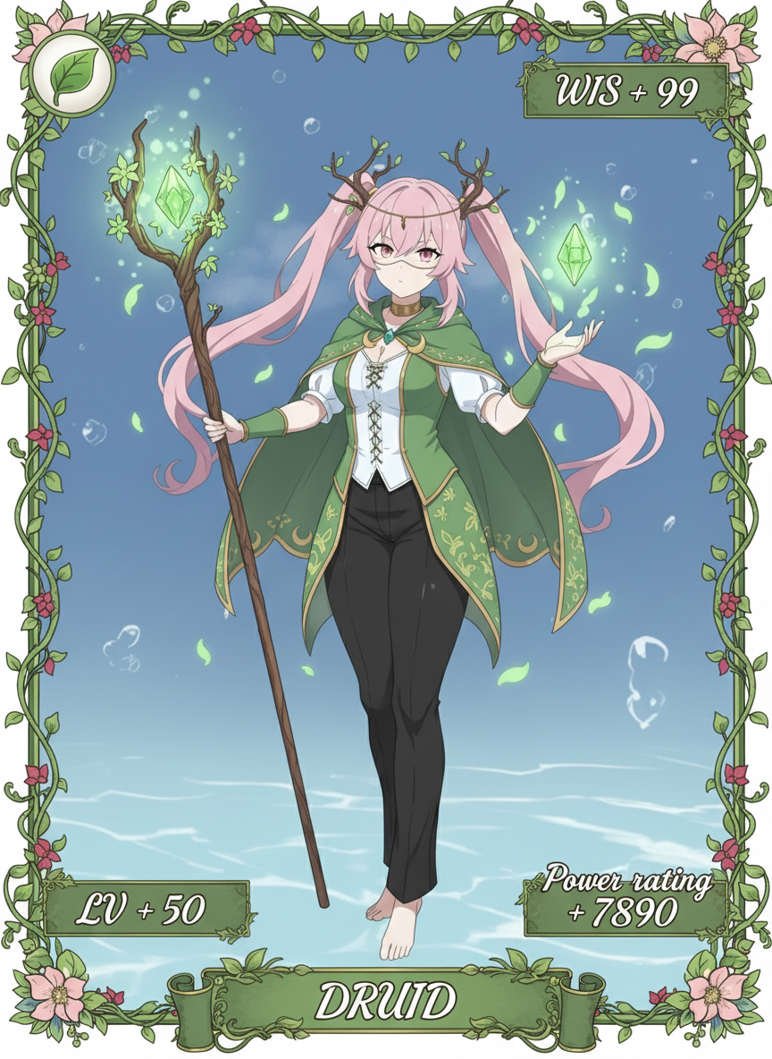 Kokoro as a Druid