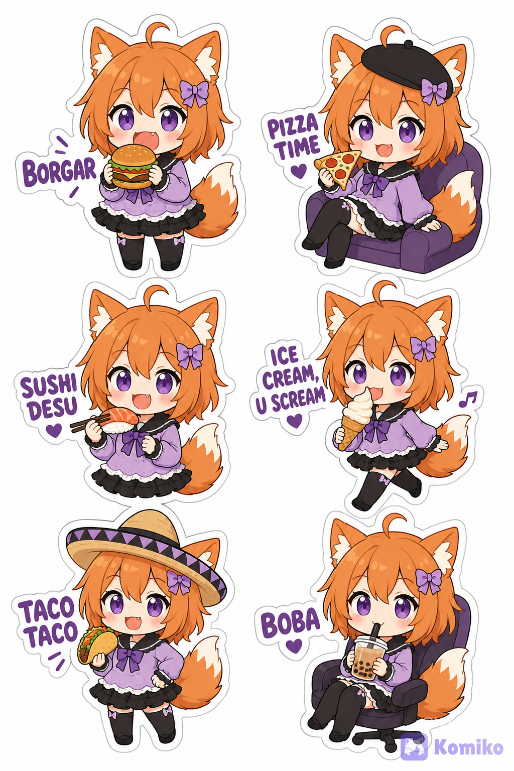 Komiko Sticker Event - FOOD