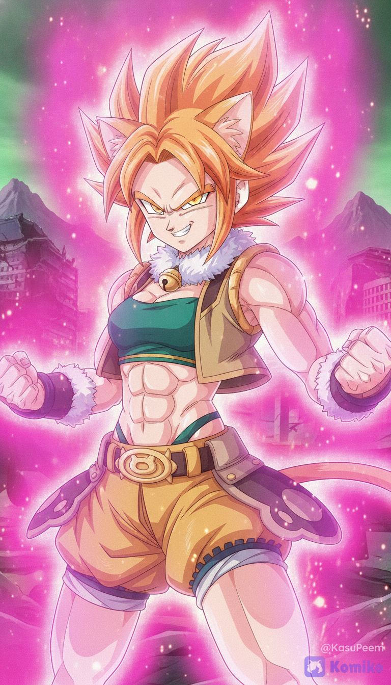 Hiyori as a Super Saiyan