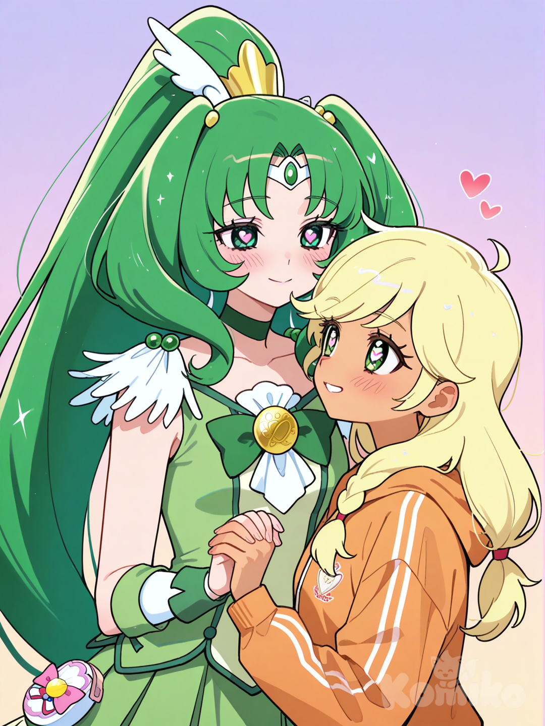 Cure march X Applejack my ai